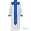 Disfraz de Cosplay de Halloween Transfronterizo Túnica con Estampado de Sacerdote Medieval Disfraz de Cosplay para Juego de Rol