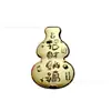 Ouro Puro 999 Shuibei Novo Produto Mais Vendido Riqueza e Boa Sorte Chaveiro de Cabacinho Ruyi Corrente para Celular Venda Direta da Fábrica Atacado