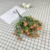 Hierba Rosa de Jade Simulada Decoración de Piso para Hogar Interior Planta Falsa Ramo de Flores Artificiales Arreglo Floral Decorativo