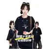 2026 Verano Nuevo Estilo Moda Callejera Americana Marca Bordado Cuello Redondo Diseño de Alta Gama Camiseta de Manga Corta de Verano para Pareja para Hombres y Mujeres