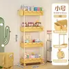 Carrito Estante para Snacks Estante de Almacenamiento Multifuncional para Sala de Estar Múltiples Niveles Móvil Almacenamiento de Juguetes para Niños Gran Capacidad