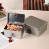 Caixa de Armazenamento de Mesa Trancável em Estoque, Caixa Surpresa, Caixa de Folha de Flandres, Caixa de Armazenamento de Joias, Caixa Forte com Senha para Celular e Identificação