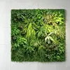 Parede de Plantas Parede de Fundo de Plantas Verdes Decoração de Parede Interna Varanda Cabeça de Porta Tridimensional Gramado Artificial Biônico