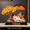 Gato de la Suerte Árbol de la Fortuna Pintura de Arena Movediza Adorno Oficina Sala de Estar Gabinete de TV de la Fortuna Gabinete de Vino Decoración Apertura