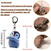 Novos Acessórios Decorativos Universais Transfronteiriços Acrílico Personalizado para Bolsa Pingente de Chaveiro Plano Desenho Animado para Homens e Mulheres
