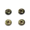 Cristal Mingdu Obsidiana Natural Plata Hebilla de Seguridad Cuentas Sueltas DIY Hebilla de Seguridad de Pan Accesorios de Joyería Venta al por Mayor