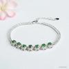 Pulseira de Jade Guan Yu Natural Grau A Verde Completo Contas de Jadeíta Joias Femininas Venda por Atacado ao Vivo Dropshipping S4092305