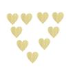 Piezas de Bambú Rojas en Forma de Corazón para Manualidades DIY Infantiles, Corte y Grabado de Formas Especiales, Letras y Perforaciones Personalizadas, Figuras de Bambú