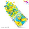Explosiones transfronterizas estrella fluorescente de cinco puntas 5mm 12 colores set de lentejuelas para uñas Mate Nacarado parche joyería para uñas