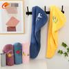 Gorro de Secado para el Cabello de Forro Polar Coral al por Mayor, Absorbente, de Secado Rápido, Toalla Turbante de Baño Gruesa, Gorro de Secado para el Cabello Bordado de Moda para el Hogar