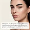 Lápiz para Cejas Zephoco Color Negro Realzador para Modificar la Forma de las Cejas, Suave y de Aspecto Natural, con un Acabado Tridimensional y Suave