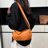Bolso Cruzado Suave Minimalista Estilo Francés para Mujer, Nuevo de Verano 2025, Versátil Casual para el Trabajo, Bolso de Hombro tipo Bollo