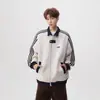 Cardigan com Forro de Lã Estilo Preguiçoso Bloqueio de Cores Moletom com Capuz Tendência Nacional Jovem Ins Solto Versátil Top Outono/Inverno 2025