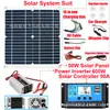 Paquete solar inversor de control inverso integrado controlador solar panel solar 50W12V a 220V