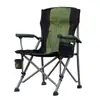 Cadeira Dobrável para Exterior Portátil Praia Camping Pesca Cadeira Dobrável de Encosto Alto Cadeira Ferradura Montada no Carro Poltrona