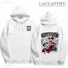 Hoodie Cross-Border Aliexpress 2025 Novo Modelo Grito de Medo Dupla Face Unissex Manga Longa Tamanho PP