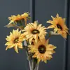 Venta de Liquidación 90% de Descuento Girasoles Artificiales Flores Falsas Plantas Verdes Venta al por Mayor Artesanías Decorativas Estilo Ins Transfronterizo