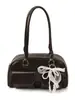 2025 Moda Retrô Simples Bolsa de Ombro Design de Nicho Nova Bolsa Feminina Outono e Inverno Personalizada Bolsa de Axila