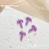 Joia de nail art com laço de pérola de dopamina, estilo novo, laço de creme fofo, fita de liga, broca de unha tridimensional