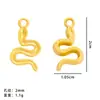 Venta Caliente Transfronteriza Colgante de Serpiente de Cascabel Cobra Europeo y Americano Pulsera Dorada de Serpiente Collar Colgante de Joyería de Aleación con