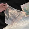 Primer Amor a Primera Vista~Pantis de Encaje para Mujer, Malla Bordada Sexy Estilo Japonés, Bragas para Chicas Estilo Puro Deseo