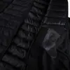 Yidao Vintage 2025 Invierno Nuevo Exterior Bloque de Color Ligera Parches con Capucha 90% Plumón de Pato Blanco Chaqueta