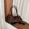 Bolso de mano retro de ante para mujer, nueva colección de otoño de moda 2026, bolso tipo almohada para el día a día Melard, bolso de hombro de gran capacidad
