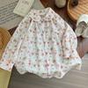 Niños y niñas primavera nueva moda versátil vestido de flor de trébol de cuatro hojas vestido dulce de estilo extranjero marea
