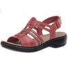 Nuevas Sandalias de Verano Europeas y Americanas wish Transfronterizas Talla Grande para Mujer Tacón de Cuña Retro Costuras de Coche Casuales para Exterior Playa