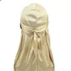 Venda Quente Transfronteiriça Chapéu de Pirata com Cauda Longa Espessado Seda de Imitação Headscarf de Cadarço Hip-Hop Ciclismo ao Ar Livre Silkydurag