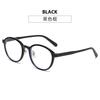 Óculos para Mulheres Sem Maquiagem, Adequados para Miopia, com Lentes de Grau, Visual de Alta Qualidade, Efeito Emagrecedor, Anti-Luz Azul, Armação Redonda, Armação Vermelha