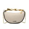 Bolsa Feminina Estilo Novo Transfronteiriça 2025 Color Blocking da Moda Bolsa Dumpling Casual Versátil Grande Capacidade Bolsa de Mão para o Trabalho Bolsa Transversal