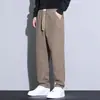 Fábrica de Origen Transfronteriza Nuevo Llegado Pantalones Casuales de Terciopelo Boao para Hombre Primavera Otoño Holgados Cómodos Cálidos Versátiles Pantalones Rectos para Hombre