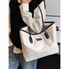 Bolsa Tote Feminina de Grande Capacidade para Primavera, Nova Bolsa Grande Fashion para o Dia a Dia, Bolsa de Mão com Alça de Ombro, Bolsa Tote de Tecido Oxford