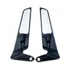 Adequado para Suporte de Espelho Retrovisor Modificado de Asa Fixa Motocicleta Refletor Dobrável Liga de Alumínio Universal de Ré