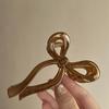 Estilo K Estéreo Cinta Coreana Cola de Caballo Alta Artefacto para el Cabello Lazo Pinza Garra Pinza de Tiburón Horquilla Accesorio para el Cabello
