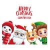 Decoraciones de Papá Noel Pegatinas para Puertas de Vidrio Adhesión Estática Pegatinas de Ventana de Reno Escena de Ambiente Festivo Muñeco de Nieve Montaje