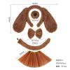 Venda Quente Transfronteiriça Amazon Halloween Tiara Infantil Orelhas de Cachorro Dálmata Fofa de Pelúcia Engraçada Adereço de Cabeça de Cachorro