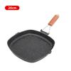 Frigideira Dobrável para Churrasco Doméstico ao Ar Livre Frigideira Listrada Frigideira Frigideira Frigideira para Fritar Steak Frigideira Antiaderente Fogão a Gás Indução
