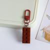 Blocos de construção coloridos Pequena Porta Cadeia Chaveiro Pingente Estudante Telefone Móvel Bolsa Acessórios Decorativos Simples Enfeites Pendurados Presente para Namorada