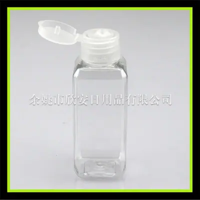 50ml 方形 pet +     翻 盖