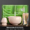 Tigela de matcha estilo japonês song dynasty chá de matcha ferramenta de pedido de chá tigela de chá de cerâmica xícara de chá misturador pincel de chá de matcha conjunto de chá