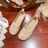Sapatos Baixos com Strass para Mulheres 2026 Primavera Novo Estilo Slip-On Sapatos Preguiçosos Sola Macia Sapatos de Vovó Sapatos de Pescador Sapatos de Strass para Mulheres