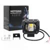 Faróis de Motocicleta Transfronteiriços, Luz Forte com Lentes, Luzes de Iluminação Alta e Baixa Modificadas para Veículos Elétricos, Holofote Super Brilhante Le