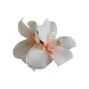 Novo Acessório de Cabelo Flor de Orquídea Dupla Estilo Boêmio Flor de Cabeça para Férias na Praia Acessórios de Cabelo com Flor Artificial Presilha Lateral para Mulheres