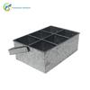 Venda Direta da Fábrica Cesta de Armazenamento com Alça Quadrada de Chapa de Ferro Galvanizado Cesta para Talheres com 6 Compartimentos Cesta de Armazenamento com Alça Cesta de Ferramentas