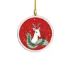 Adornos Acrílicos Colgantes Festivos Navideños Transfronterizos, Decoraciones Navideñas, Colgantes para Interior de Coche, Regalos Creativos para Decoración de Árbol de Navidad