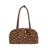 Linda moda de lunares verano 2026 moderna de gran capacidad con colgante nuevo estilo coreano bolso de hombro cruzado