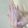 Diamante con forma de color AB transfronterizo, destello de caballo, ojo de caballo, gota de agua, diamante de fondo plano, broca para uñas, broca mezclada, joyería para uñas al por mayor