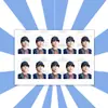 Chen Jiahua Ella 1 polegada Foto de Identidade Fan Meeting Suporte Mercadoria Igual à da Foto